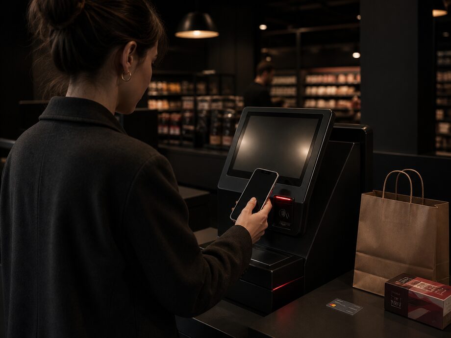 Aplicación móvil de una tienda en línea con pago por QR y tarjetas Visa y Mastercard