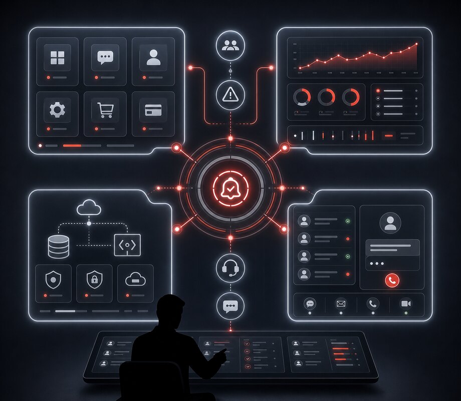 Экосистема Syntlex: мобильные приложения, панели управления, базы данных, API и техническая поддержка